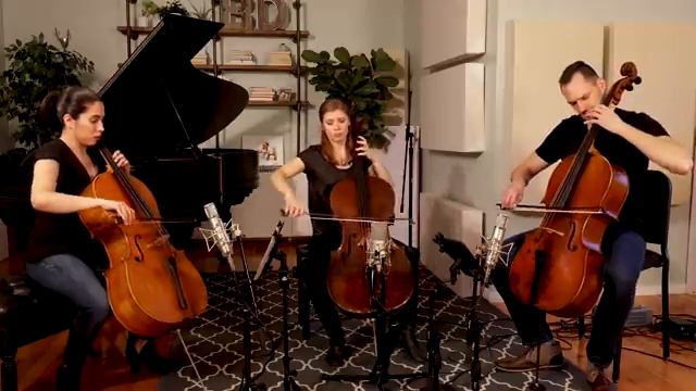 Bach Cello Suite No. 1_ Sarabande (for Three Cellos)