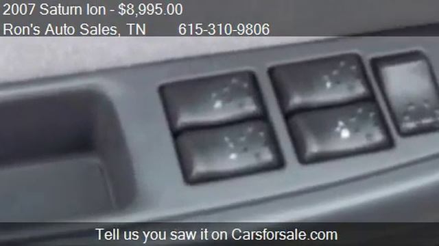 2007 Saturn Ion 3 Sedan Automatic - for sale in Mt. Juliet,