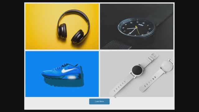 Кнопка «Загрузить больше» с помощью HTML CSS и JQuery