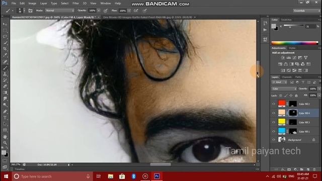 black and white to color photoshop tutorial tamil