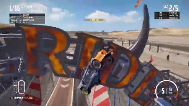 Captured this on the Switch a while back. more Wreckfest Switch videos are coming