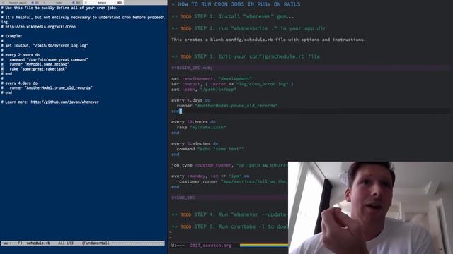 RUBY ON RAILS CRON JOBS IN FIVE MINUTES