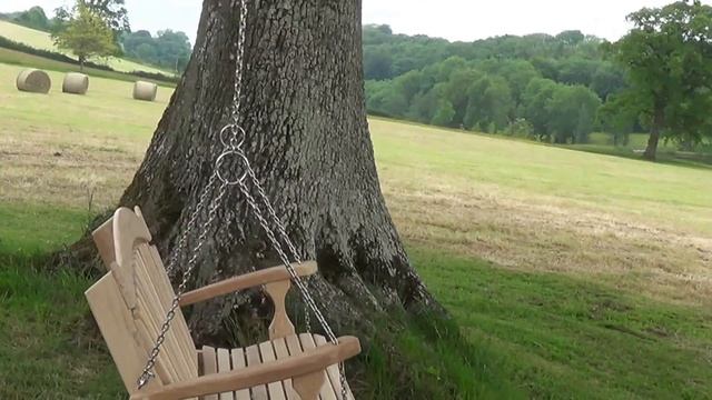 How To Hang A Swing Seat From A Tree.