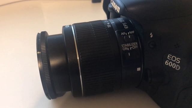 Фокусировка при записи видео на Canon EOS 600D