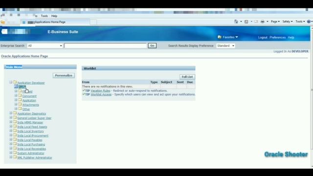 Oracle ERP 8: Understand Responsibility, Menu, function, Form architecture in detail in Oracle erp