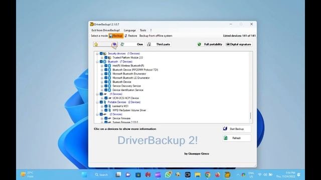 How To Backup Drivers Of Windows 11 Or 10 PC (DriverBackup Method)?