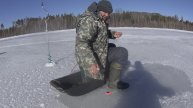 Рыбалка на Усть-Илимском водохранилище. Окунь на мормышку !!!