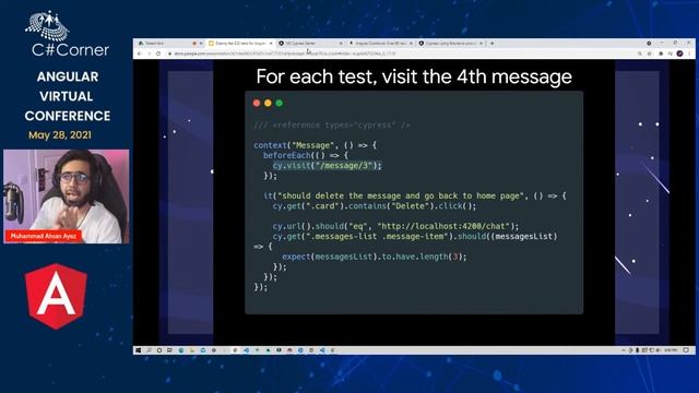Blazing fast E2E tests for Angular Apps with Cypress || Angular Virtual Conference 2021
