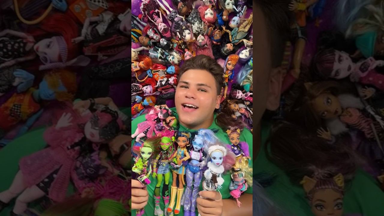Big collection of Monster High dolls #monsterhigh #бигаегоров