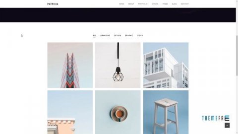 Patricia - Minimal Portfolio WordPress Theme Jiro Byrne
