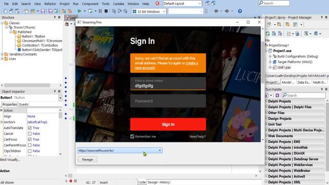INCRÍVEL - Plataforma de Streaming com Delphi Fmx
