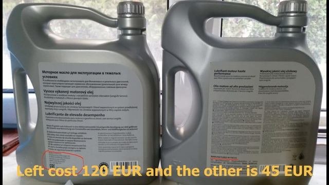 VW Longlife III 5W30 - VW G052 195 M4 oil - Original or Fake?