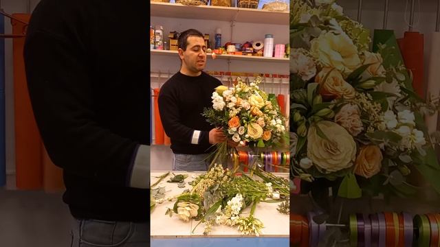 как собрать большой букет?