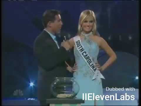 Юная Мисс США 2007 Miss Teen USA отвечает на вопрос об уровне образования в США на русском heygen