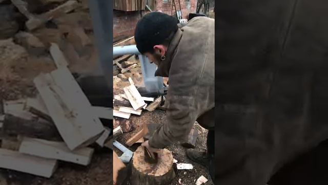 Русский аппарат для колки дров 🇷🇺