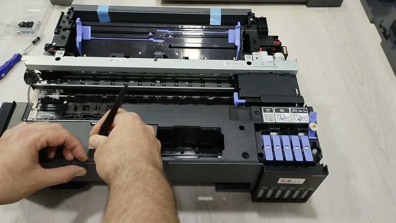 DTF принтер Epson L18050 — БЕСПЛАТНО. Часть 1. Как легко и быстро доломать новый принтер (шутка :).