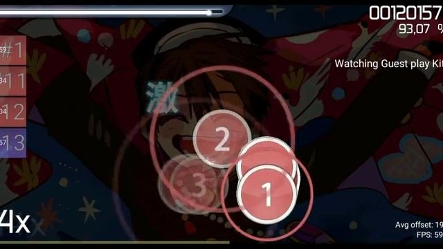 Gameplay–Osu,song Tiny Light