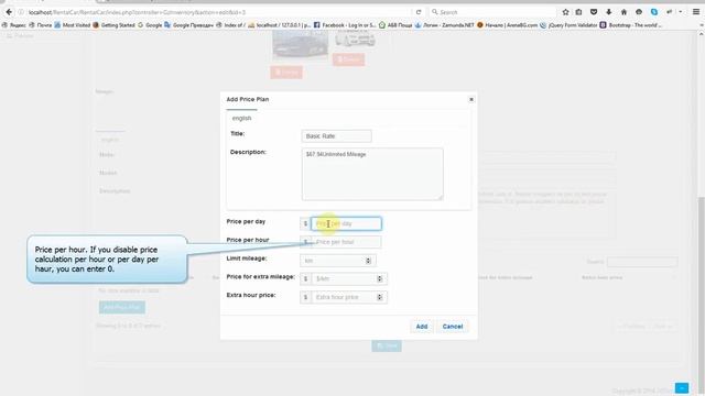 Rental car PHP Script Manage Cars