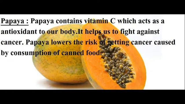 Foods That Fight against Cancer