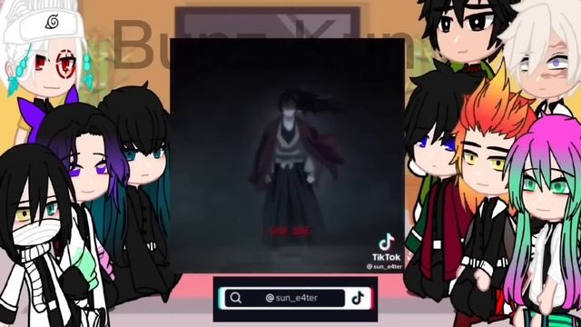 Hashira react to Tanjiro and Yoriichi Demon Slayer | Реакция Хашира на Танджиро и Ёриичи  | ОЗВУЧКА