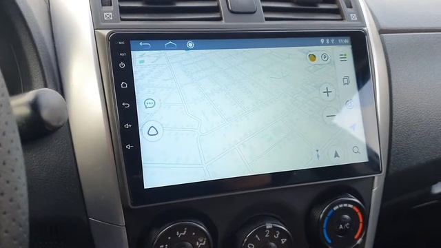 Магнитола на автомобиль Toyota corolla кузов e150 #тойота