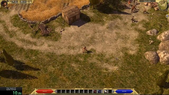 Titan Quest game speed comparison - Immortal Throne and Anniversary Edition