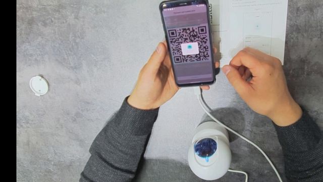 Подключенте к внутренней поворотной камере