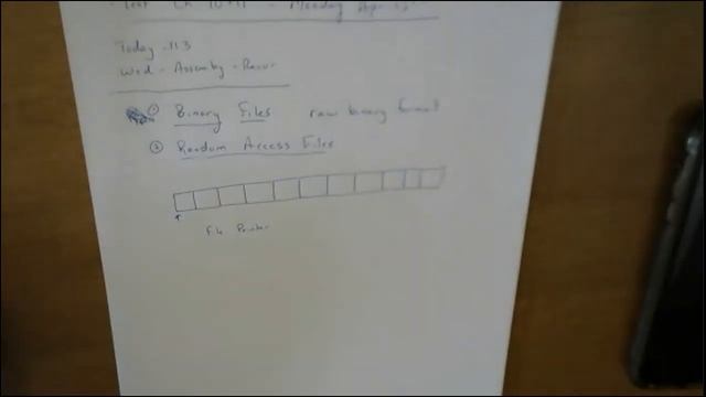 CPS 230 Binary and Random Access Files