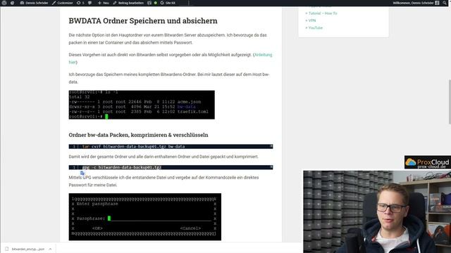 Bitwarden Backup - Wie erstelle ich für Bitwarden sichere Backups?