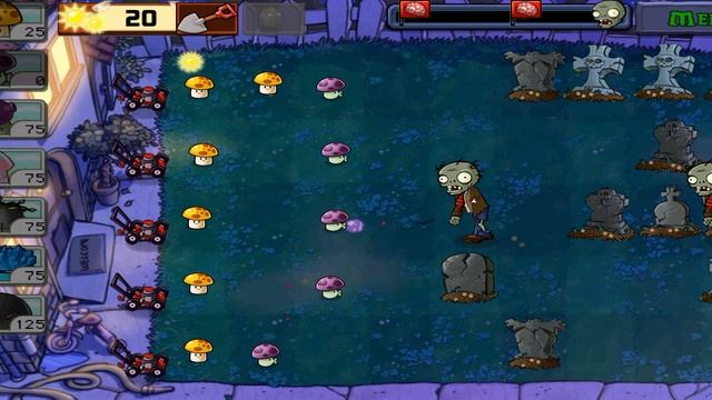играю Plants vs zombies