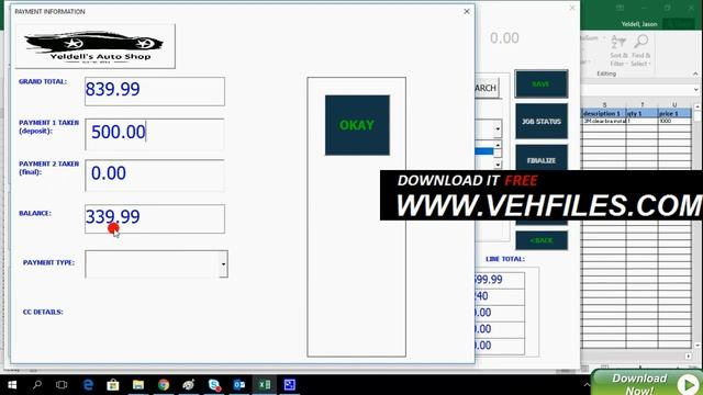 How to use MS Excel to Run Your Car Repair Service Shop?