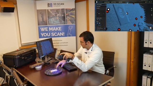 Shining 3D FreeScan Combo HD Scan tutorial Part 4