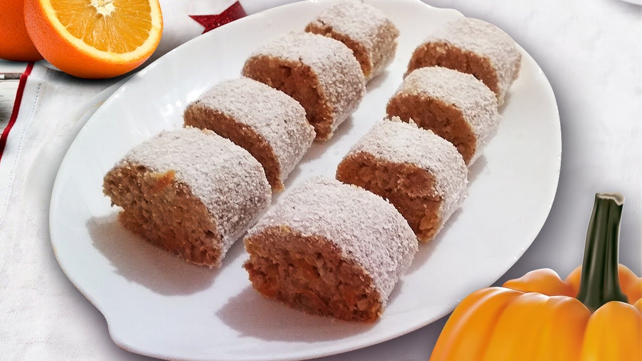 Десерт. Тыквенно-апельсиновый десерт с орехами. Правильное и здоровое питание