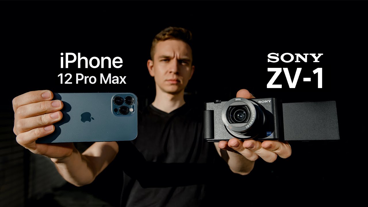 ZV-1 VS iPhone 12 Pro Max сравнение камер