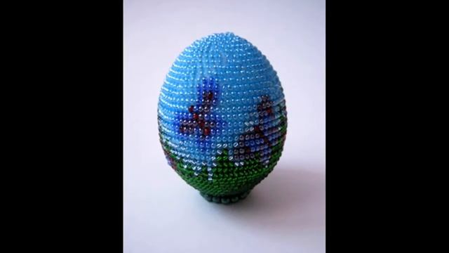 Пасхальное яйцо из бисера.