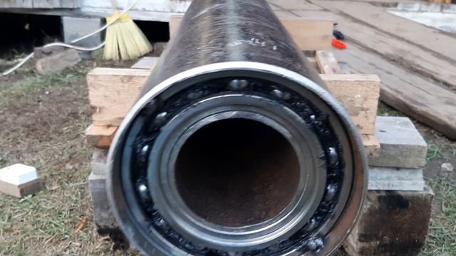 Башня крана для газоблока. поворотный узел.