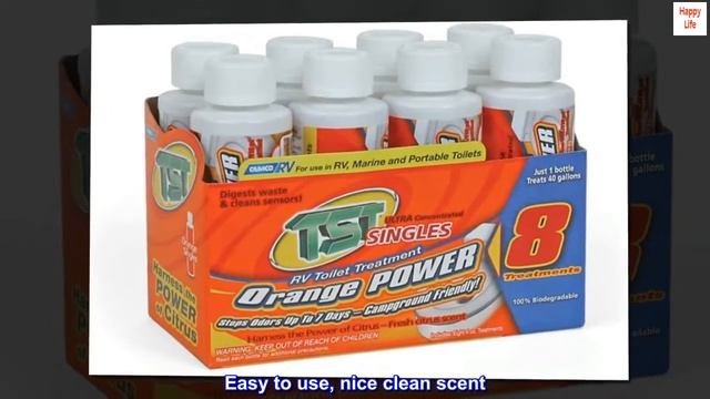 Camco TST Ultra-Concentrated, 8-Pack (4 Oz Bottle),TST Orange