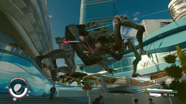 Giant Terrormorph Attacks New Atlantis! | Starfield