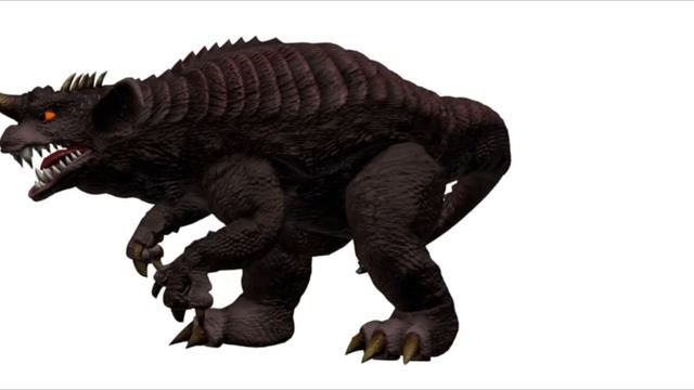 Godzilla 3D Model Turnarounds (made in Blender)