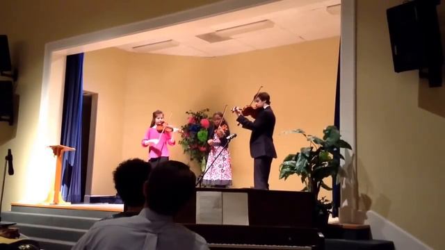 Violin Trio - The Hopak by Mussorgsky - A Russian/Ukrainian Dance Tune