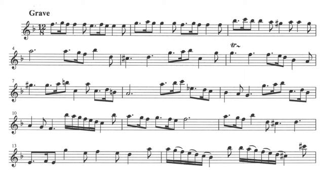 Play the Violin sheet music/ Vivaldi: Concerto for Violin, 2 Oboes, 2 Horns and Bassoon in F, RV 56