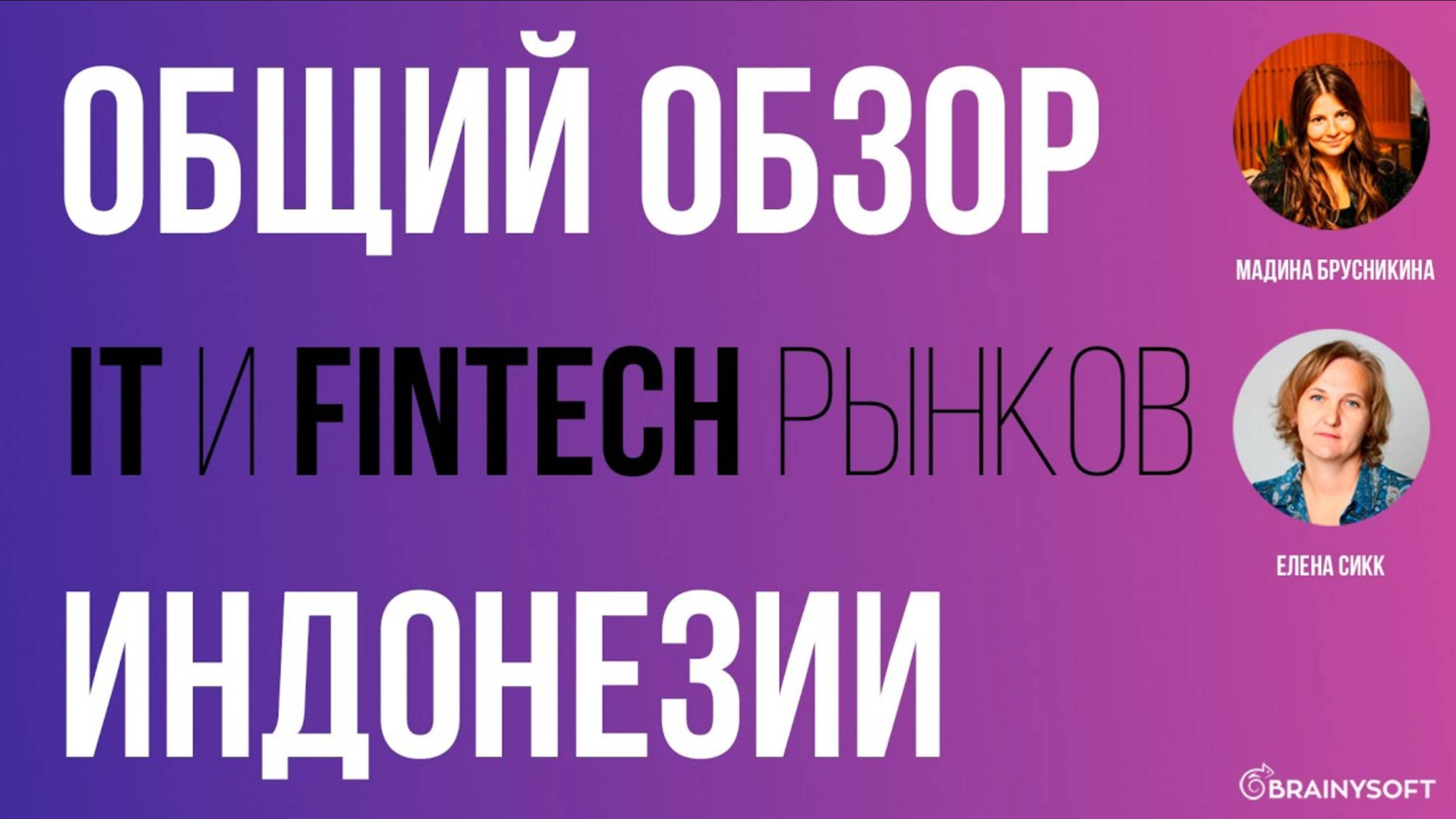 Общий обзор IT и Fintech рынков Индонезии