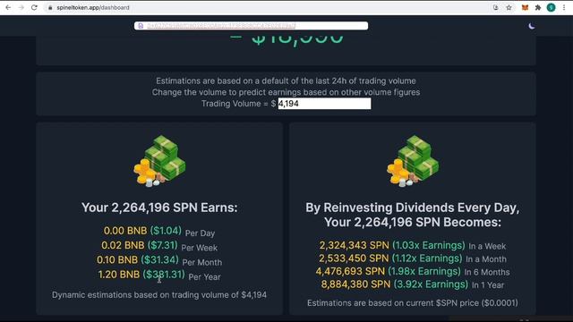 Spinel Token Dashboard :)  I like this!