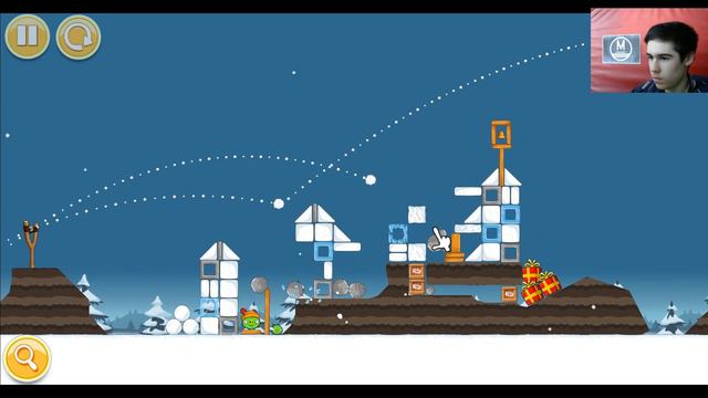 Angry Birds Seasons  №3 - Season's Greedings 1-16 и 25