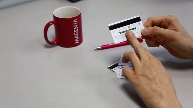 Пластиковая карта друга для химчистки