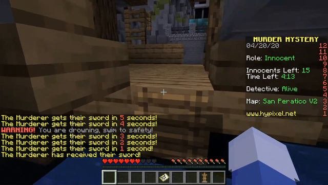 ВИДЕО СПУСТЯ НЕДЕЛЮ!!!ЗАСТРЯЛ В КОТЛЕ???!Murder Mystery Minecraft