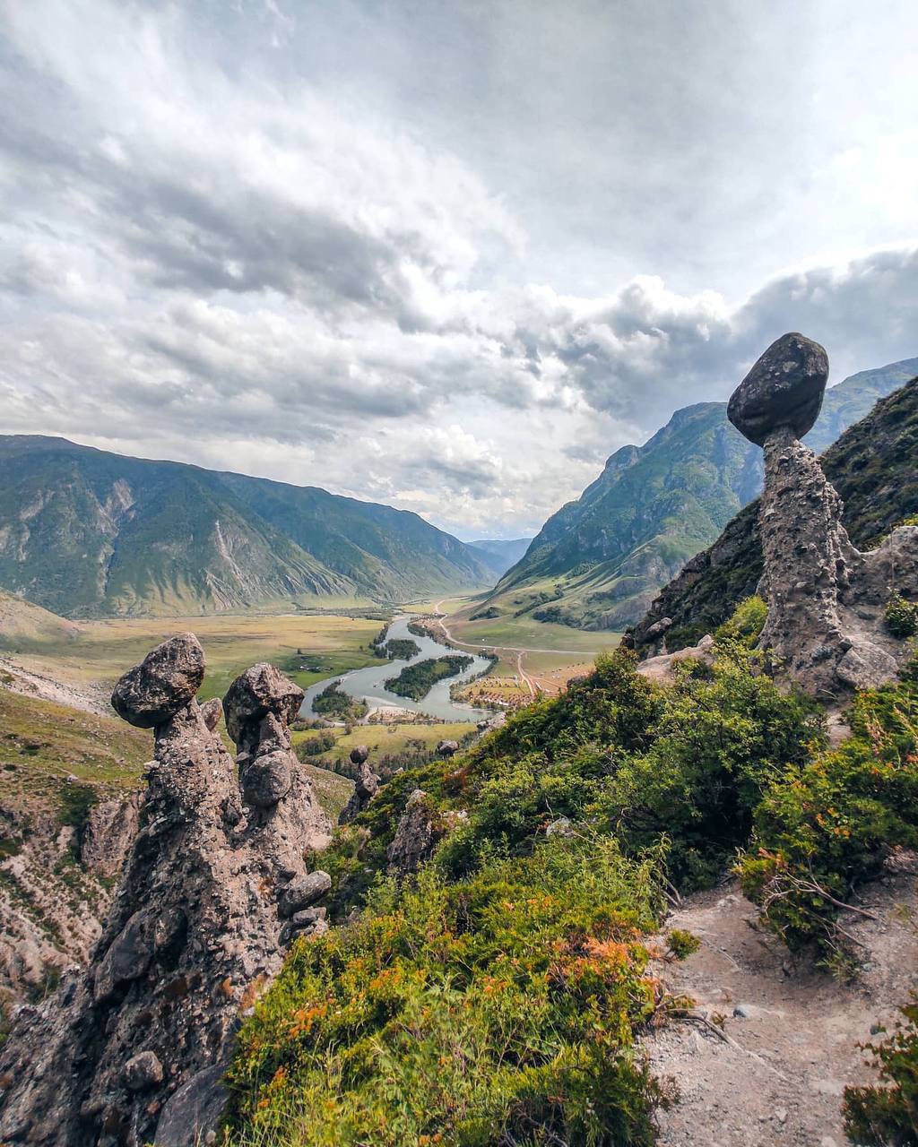 Каменные грибы ,Улаганский район, Республика Алтай