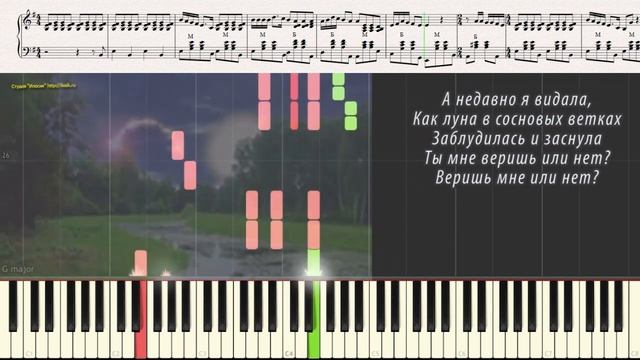 Ты мне веришь (Ноты и Видеоурок для фортепиано) (piano Cover)