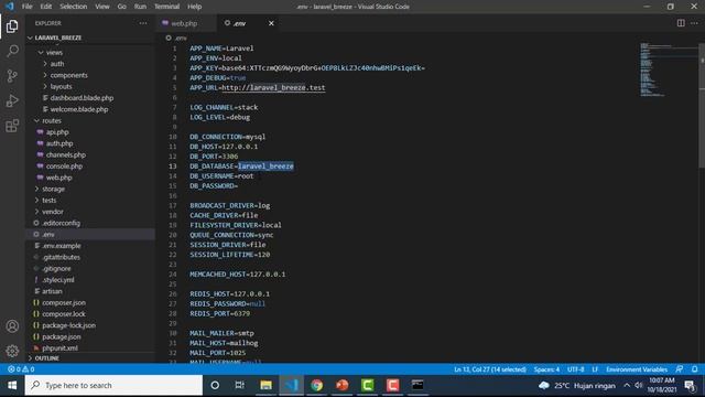Installasi Laravel Breeze