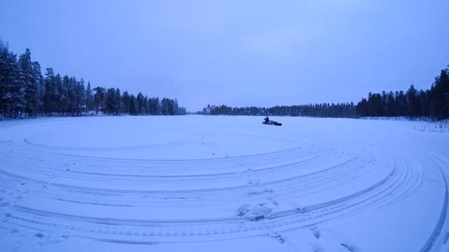Мотобуксировщик Ураган промысловик, первый выезд, первая поломка